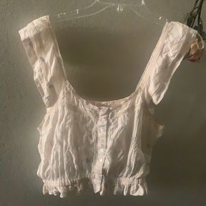 Free people cropped blouse